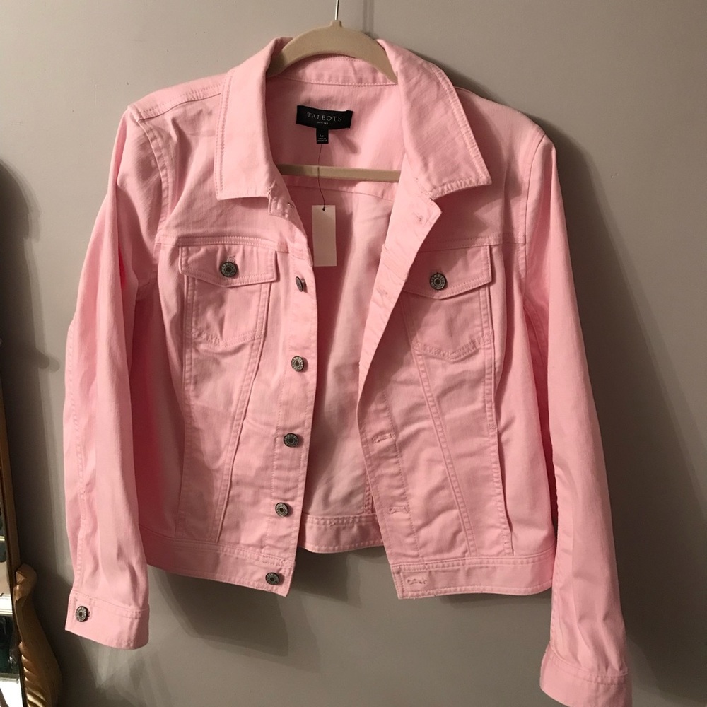 Pink jean jacket